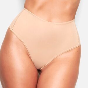 NWT SKIMS Fits Everybody High Waist Briefs in Clay Women’s XXS